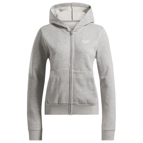 Reebok Γυναικεία ζακέτα Identity Small Logo Fleece Full-Zip Hoodie Reebok Γυναικεία ζακέτα Identity Small Logo Fleece Full-Zip Hoodie